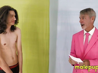 Cade Chalament will need to strip when he gets the wrong answer as a penalty