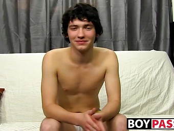 Twink Josh Bensan interviewed then wanked his dick