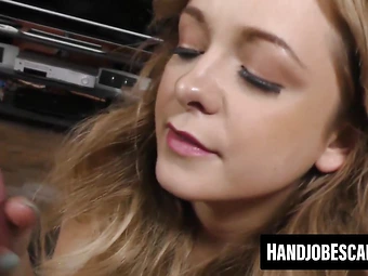 Blonde Cleo Vixen teases me with her pussy and slutty mouth