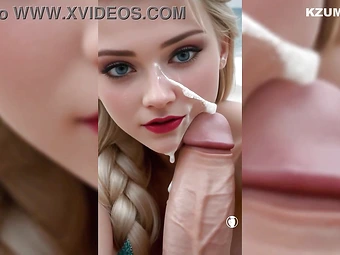 elsa de frozen sendo uma putinha gostosa ia porn