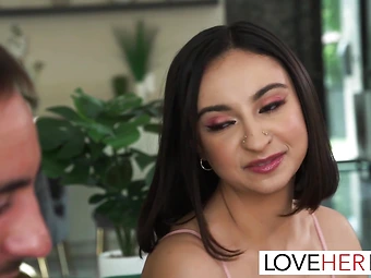 Brunette Hottie Hailey Rose Fucked After Worshipping