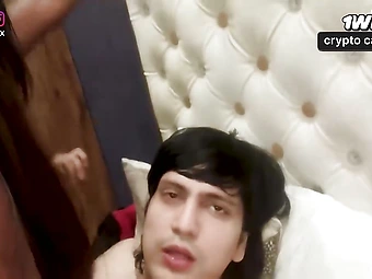 Stepmom makes crony screw her, girlduddy super-steamy cowgirl sex!